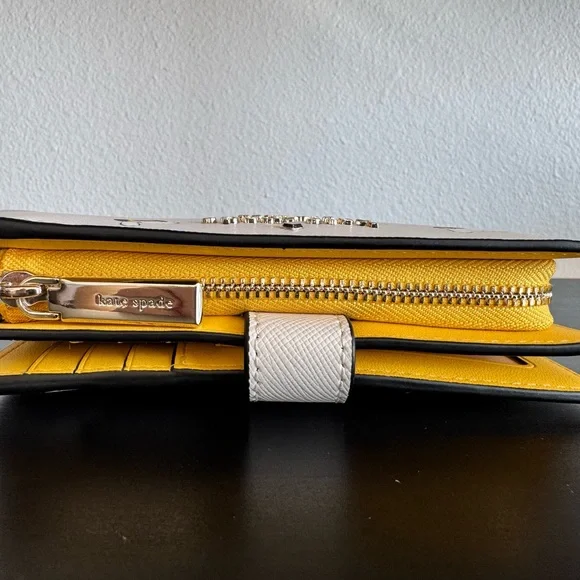 Kate Spade White Bee-Embellished Wallet - Picture 3 of 7